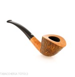 Mastro de Paja forma ovale dublin semicurva in radica sabbiata - Pipe