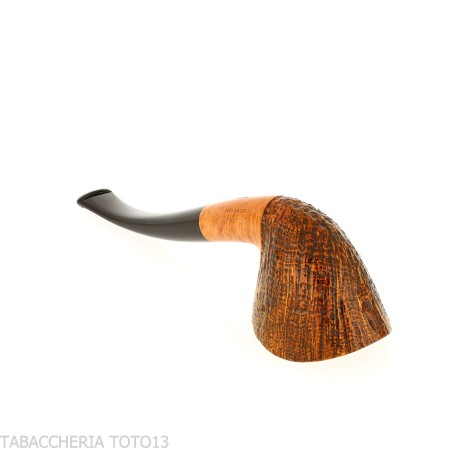 Mastro de Paja pipe à tabac de forme ovale dublin semi-courbée en bruyère sablée - Pipe Pour le Tabac - Racine naturelle