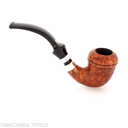 Mastro de Paja Boia mini Calabash shape sandblasted briar pipe - Tobacco Pipes - Natural root
