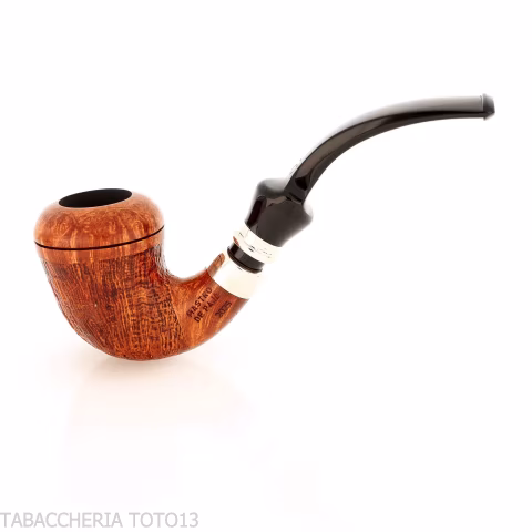 Mastro de Paja Boia mini Calabash shape sandblasted briar pipe - Tobacco Pipes - Natural root