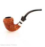 Mastro de Paja Pipe Boia mini en bruyère sablée, forme calebasse - Pipe Pour le Tabac - Racine naturelle
