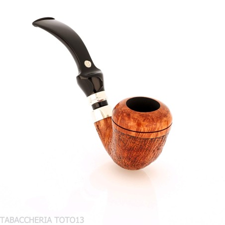 Mastro de Paja Pipa Boia mini de brezo arenado con forma de calabaza - Pipas de Tabaco