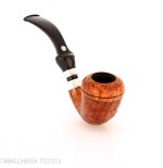 Mastro de Paja Pipe Boia mini en bruyère sablée, forme calebasse - Pipe Pour le Tabac - Racine naturelle