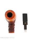 Pipa Crown Viking apple parzialmente rusticata - Pipe