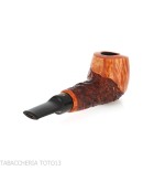 Crown Viking apple pipe partially rusticated-Winsløw Poul