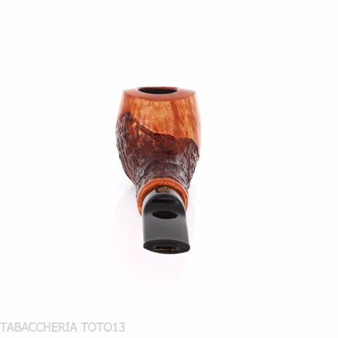 Crown Viking apple pipe partially rusticated-Winsløw Poul