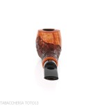 Pipa Crown Viking apple parzialmente rusticata - Pipe