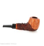 Crown Viking apple pipe partially rusticated-Winsløw Poul