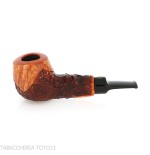 Crown Viking apple pipe partially rusticated-Winsløw Poul