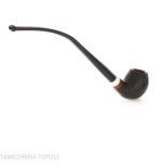 Aldo Velani Churchwarden Bent Egg sandgestrahlt schwarz - Tabakpfeifen