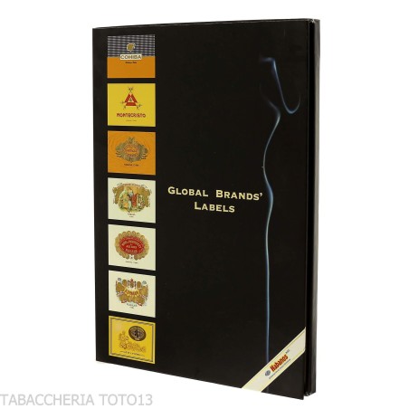 Habanos s.a. pack de 7 stickers des marques Cuban Tabacalere - Accessoires Cigare