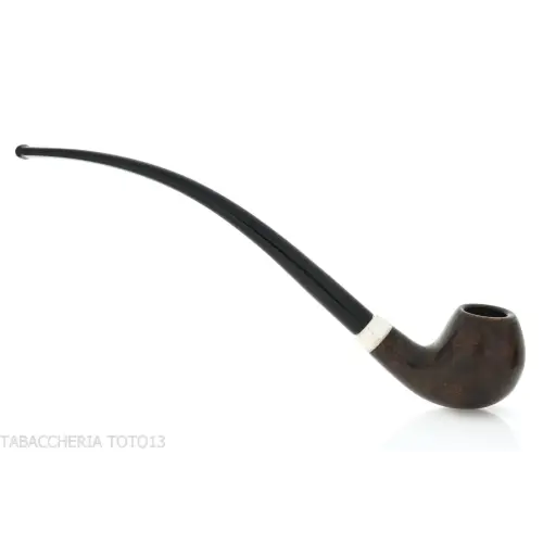 Aldo Velani churchwarden Bent Egg in radica scura - Pipe