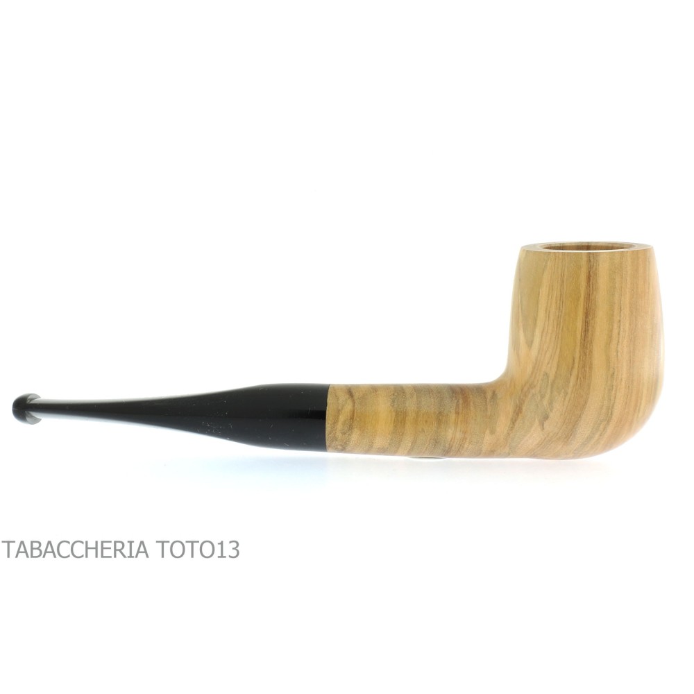 Aldo Velani pipe dans le bois d'olivier droite billard - Pipe Pour le Tabac - Bois d'olivier