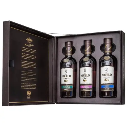 Abuelo pack of 3 rum Cask finish bottles vol.40% Cl.20 - Spirits - Molasses