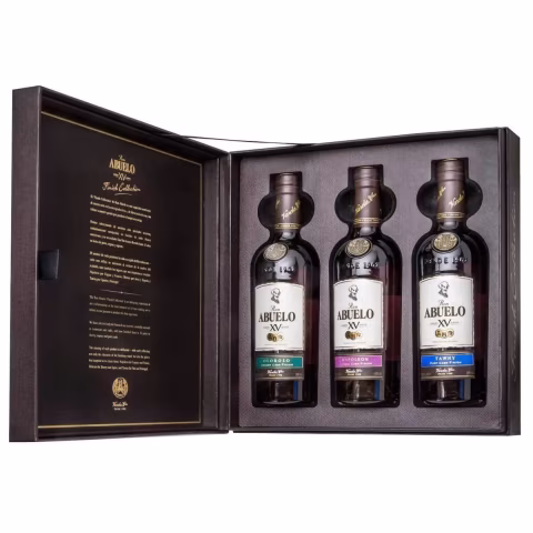 Abuelo pack de 3 botellas de ron con acabado barril vol.40% Cl.20 - Licores