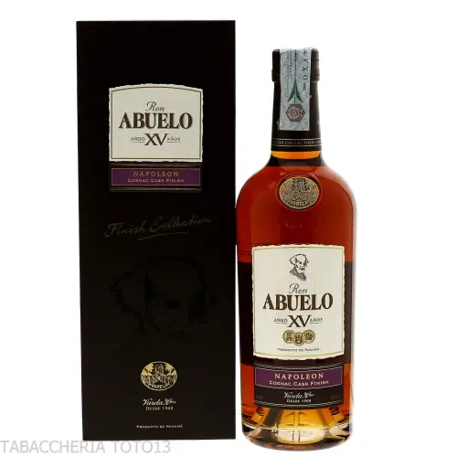 Abuelo anejo 15 anos Cognac Napoleon cask finish Vol.40% Cl.70 - Destilliert