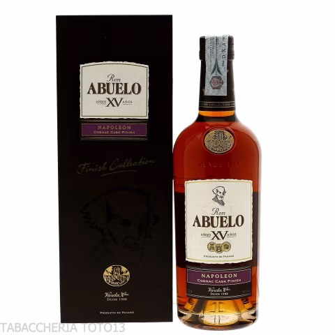 Abuelo anejo 15 anos Cognac Napoleon cask finish Vol.40% Cl.70 - Distillati