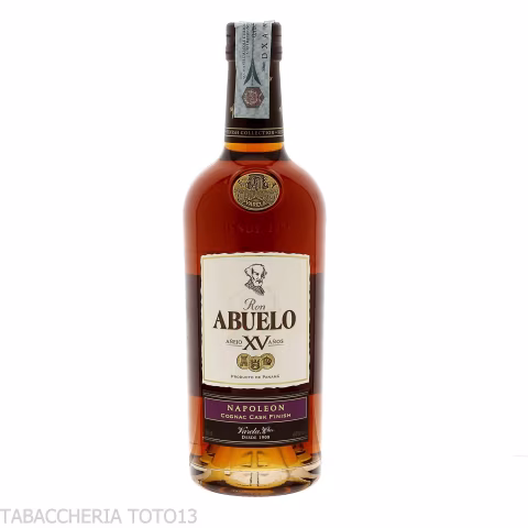 Abuelo anejo 15 anos Cognac Napoleon cask finish Vol.40% Cl.70 - Distillati