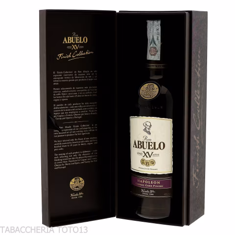 Abuelo anejo 15 anos Cognac Napoleon cask finish Vol.40% Cl.70 - Distillati