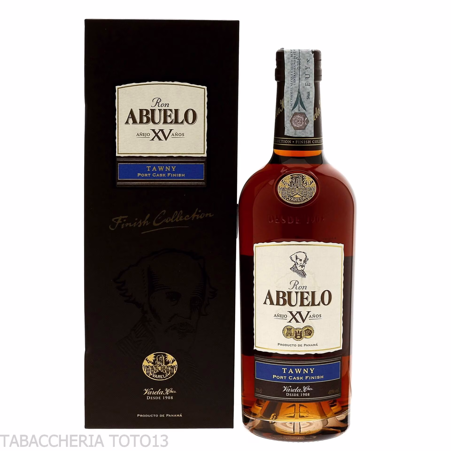 Abuelo anejo 15 anos Port Tawny cask finish Vol.40% Cl.70 - Distillati
