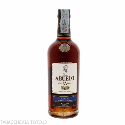 Abuelo anejo 15 anos Port Tawny cask finish Vol.40% Cl.70 - Distillati