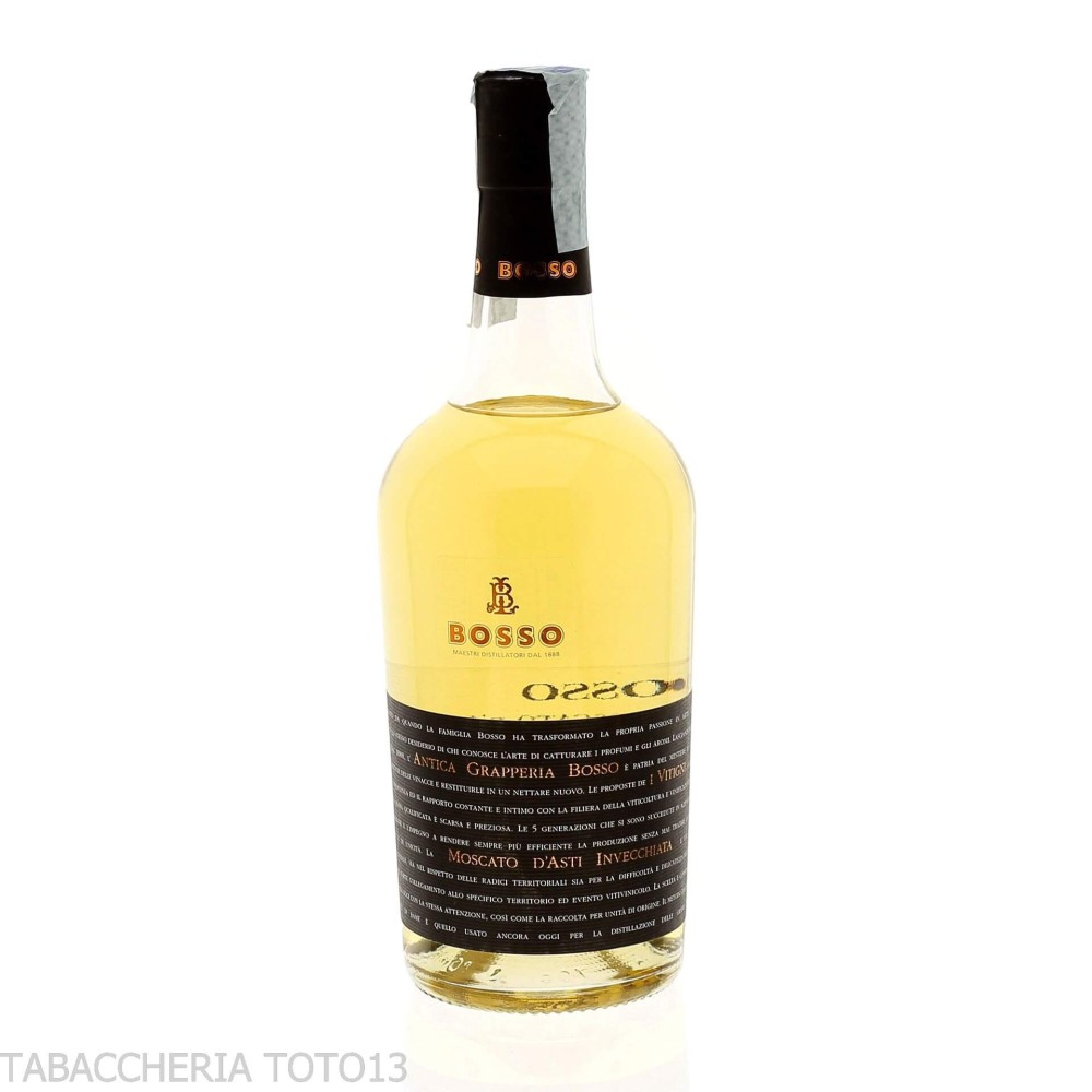 Bosso grappa Moscato d'Asti invecchiata Vol.40% Cl.70-Grappe