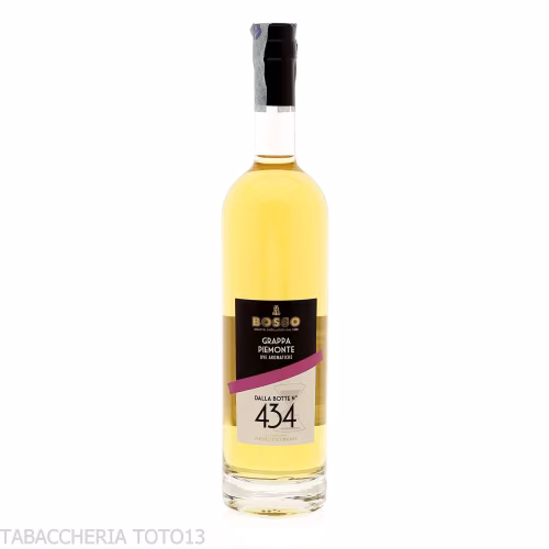 Bosso grappa Piemonte uve aromatiche botte n°434 Vol.42% Cl.70-Grappe