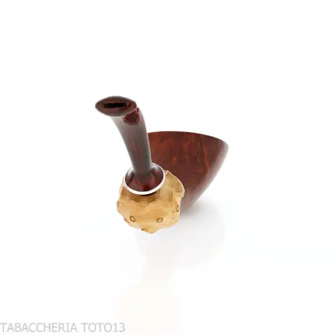 Horn-shaped pipe in polished briar - Tobacco Pipes - Natural root