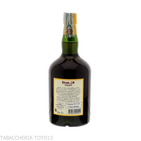 J.M. Rhum Agricole Vieux V.S.O.P. Vol. 43% Cl.70 - Spiritueux - Jus de canne à sucre