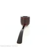 Pipa Pebble Grain forma bent pot sabbiata scura-Ashton