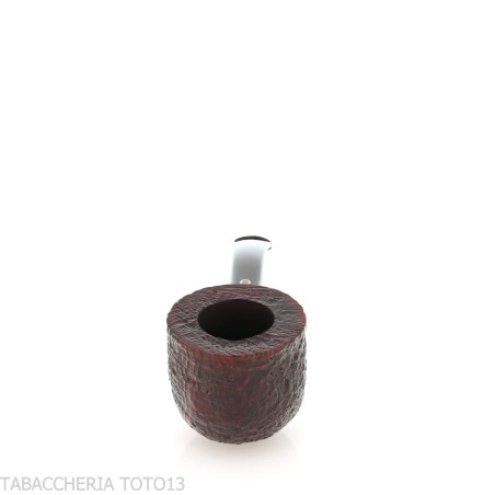 Pipa Pebble Grain forma bent pot sabbiata scura-Ashton