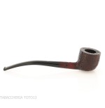 Pipa Pebble Grain forma bent pot sabbiata scura-Ashton