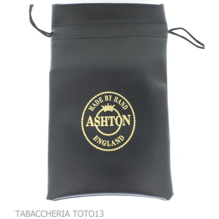 Pipa con forma de Pot curvada y arenado oscuro Pebble Grain-Ashton