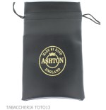 Pebble Grain dark sandblasted bent pot shape pipe-Ashton