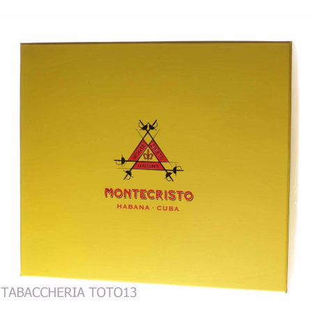 Cenicero Tricornio Amarillo Montecristo con Logotipo - Accesorios Del Cigarro