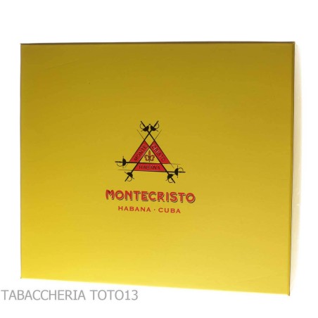 Montecristo posacenere tricorno giallo logo - Accessori Per Sigari