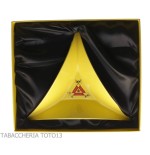 Cenicero Tricornio Amarillo Montecristo con Logotipo - Accesorios Del Cigarro