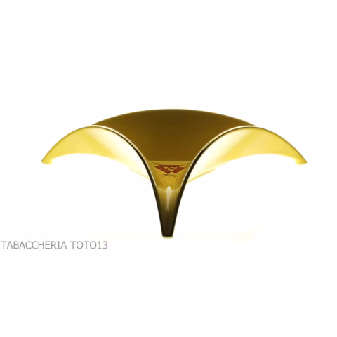 Montecristo Yellow Tricorn Ashtray with Logo - Accessories Cigar - Ceramic