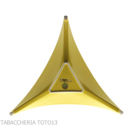 Montecristo posacenere tricorno giallo logo - Accessori Per Sigari