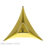 Cendrier Tricorne Jaune Montecristo avec Logo - Accessoires Cigare - Céramique