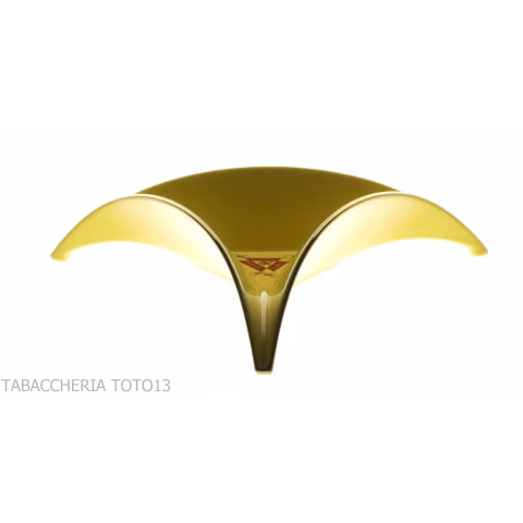 Montecristo Yellow Tricorn Ashtray with Logo - Accessories Cigar - Ceramic