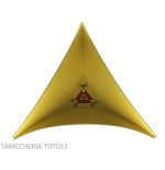 Montecristo Gelber Dreispitz-Aschenbecher mit Logo - Zubehör Cigar