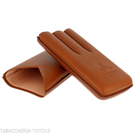 Montecristo Leder Zigarrenetui 3 Plätze - Zubehör Cigar
