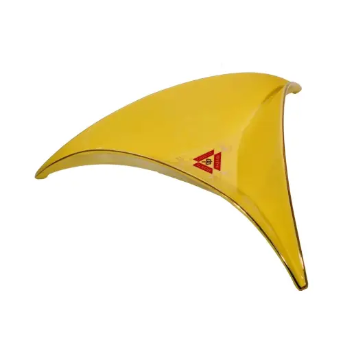 Montecristo Yellow Tricorn Ashtray with Logo - Accessories Cigar - Ceramic