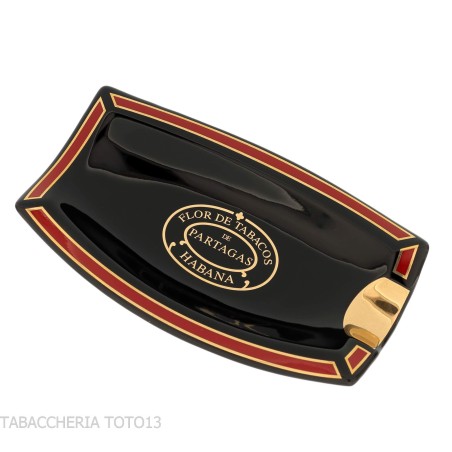 Partagas serie D posacenere finitura nero e rosso - Accessori Per Sigari