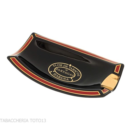 Partagas serie D posacenere finitura nero e rosso - Accessori Per Sigari
