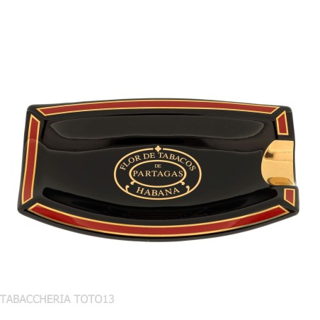Partagas Serie D Aschenbecher in Schwarz und Rot - Zubehör Cigar