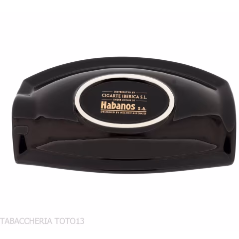 Cendrier Partagas Série D Noir et Rouge - Accessoires Cigare - Céramique