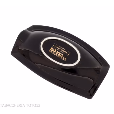 Cendrier Partagas Série D Noir et Rouge - Accessoires Cigare - Céramique