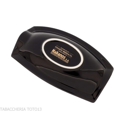 Partagas Serie D Ashtray in Black and Red - Accessories Cigar - Ceramic